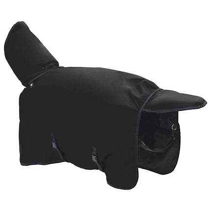 Hestetæppe Mørk Grøn og Sort 125 cm Polyester