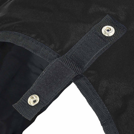 Hestetæppe Mørk Grøn og Sort 145 cm Polyester