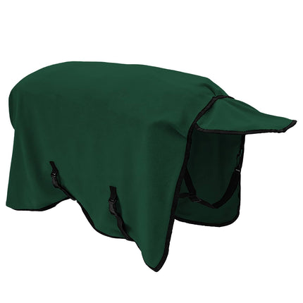 Hestetæppe Mørkegrøn 105 cm Polyester Fleece