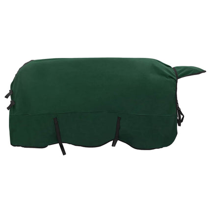 Hestetæppe Mørkegrøn 125 cm Polyester Fleece