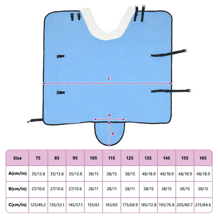 Hestetæppe Fuldt aqua 105 cm Polar fleece
