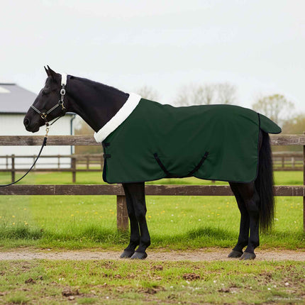 Hestetæppe Mørkegrøn 115 cm Polar fleece