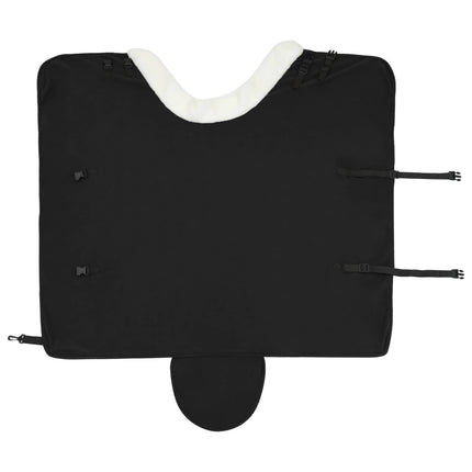 Hestetæppe Sort 105 cm Polar fleece