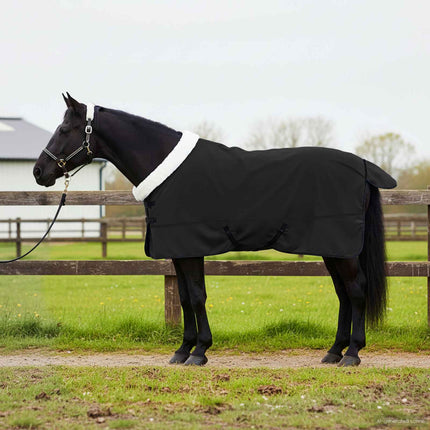 Hestetæppe Sort 145 cm Polar fleece