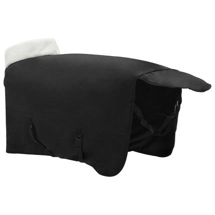 Hestetæppe Sort 145 cm Polar fleece