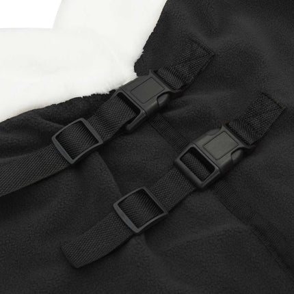Hestetæppe Sort 155 cm Polar fleece