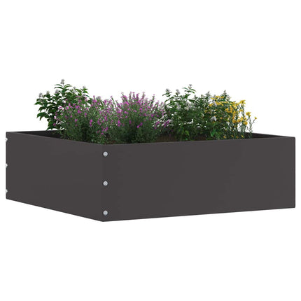 Plænekant 6 pcs Sort 40 x 40 x 13 cm Stål