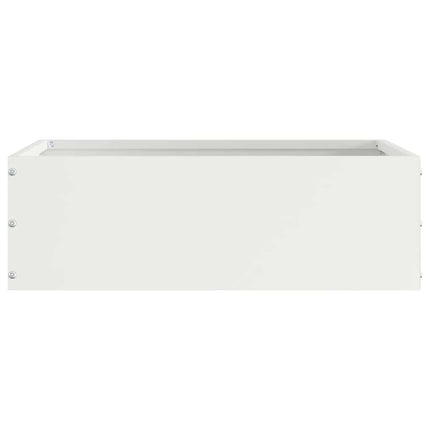 Plænekant 6 pcs Hvid 40 x 40 x 13 cm Stål