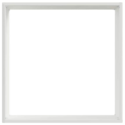 Plænekant 6 pcs Hvid 40 x 40 x 13 cm Stål
