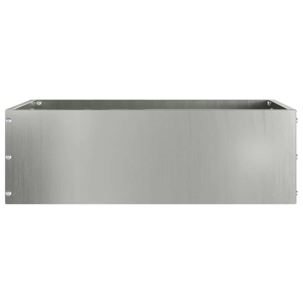 Plænekant 6 pcs Sølv 40 x 40 x 13 cm Galvaniseret stål