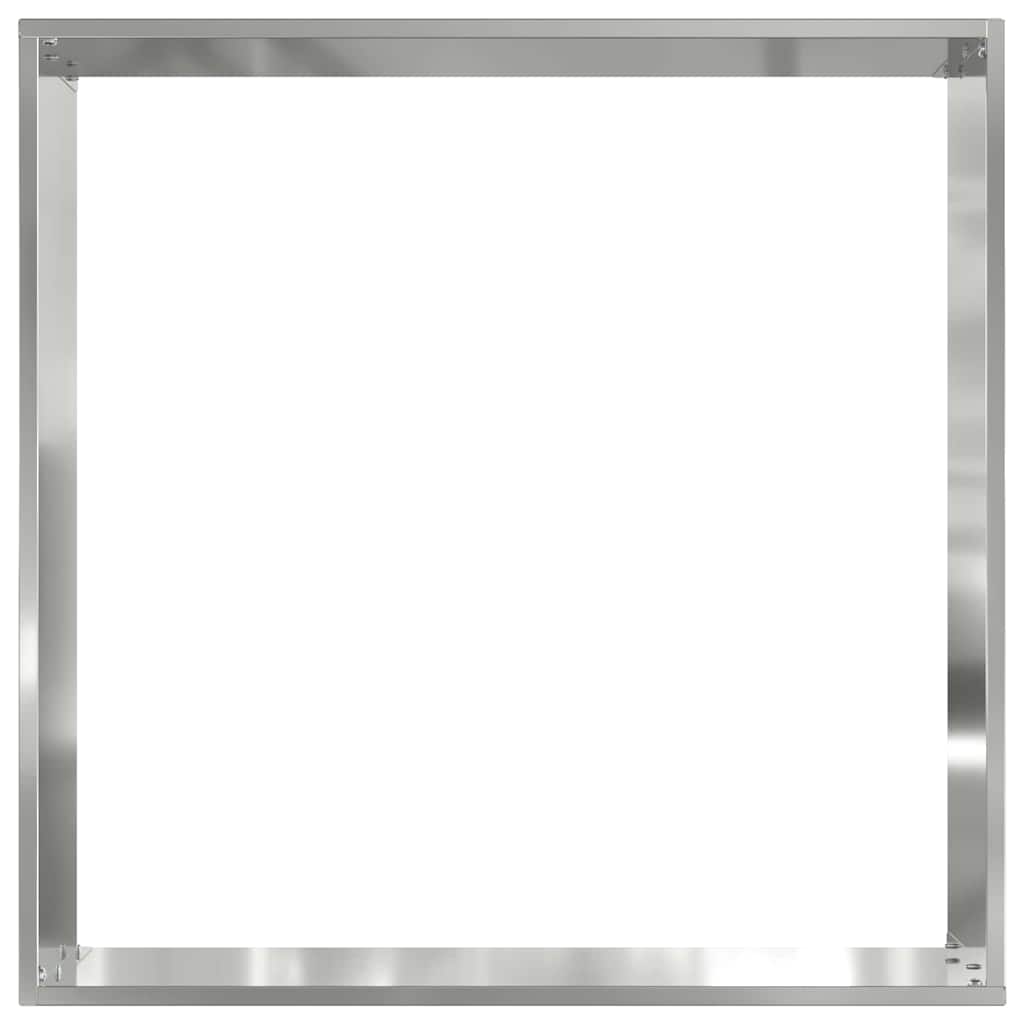 Plænekant 6 pcs Sølv 40 x 40 x 13 cm Galvaniseret stål