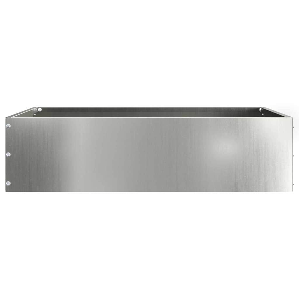 Plænekant 6 pcs Sølv 50 x 50 x 13 cm Galvaniseret stål