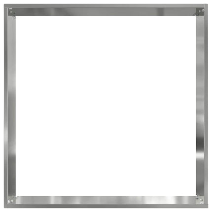 Plænekant 6 stk. 50 x 50 x 13 cm Galvaniseret stål Sølv