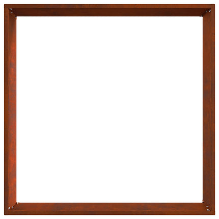 Plænekant Rusten 50 x 50 x 13 cm Cortenstål
