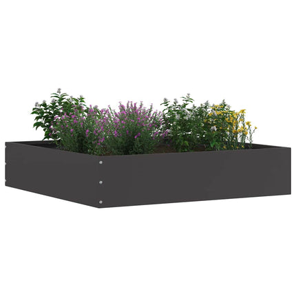 Plænekant 6 pcs Sort 60 x 60 x 13 cm Stål