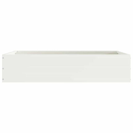 Plænekant 6 pcs Hvid 60 x 60 x 13 cm Stål