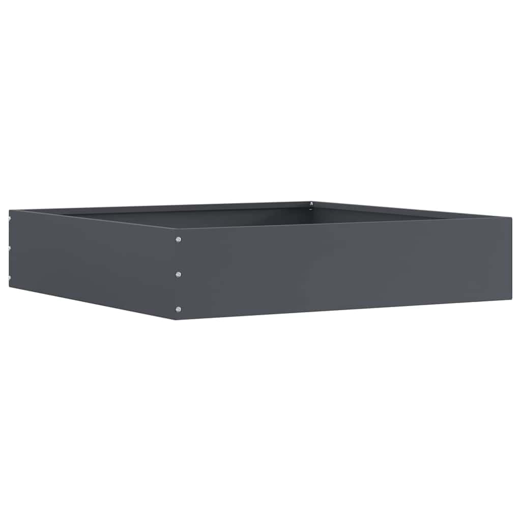 Plænekant 6 pcs Antracit 60 x 60 x 13 cm Stål