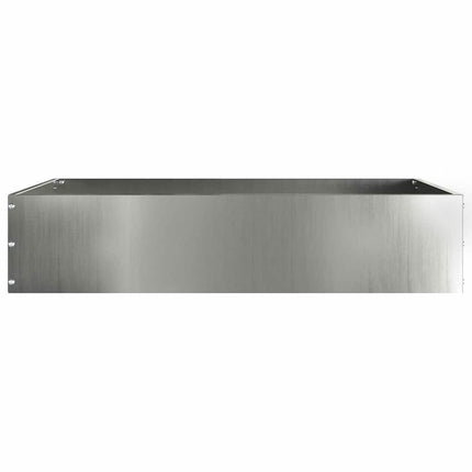 Plænekant Sølv 60 x 60 x 13 cm Galvaniseret stål