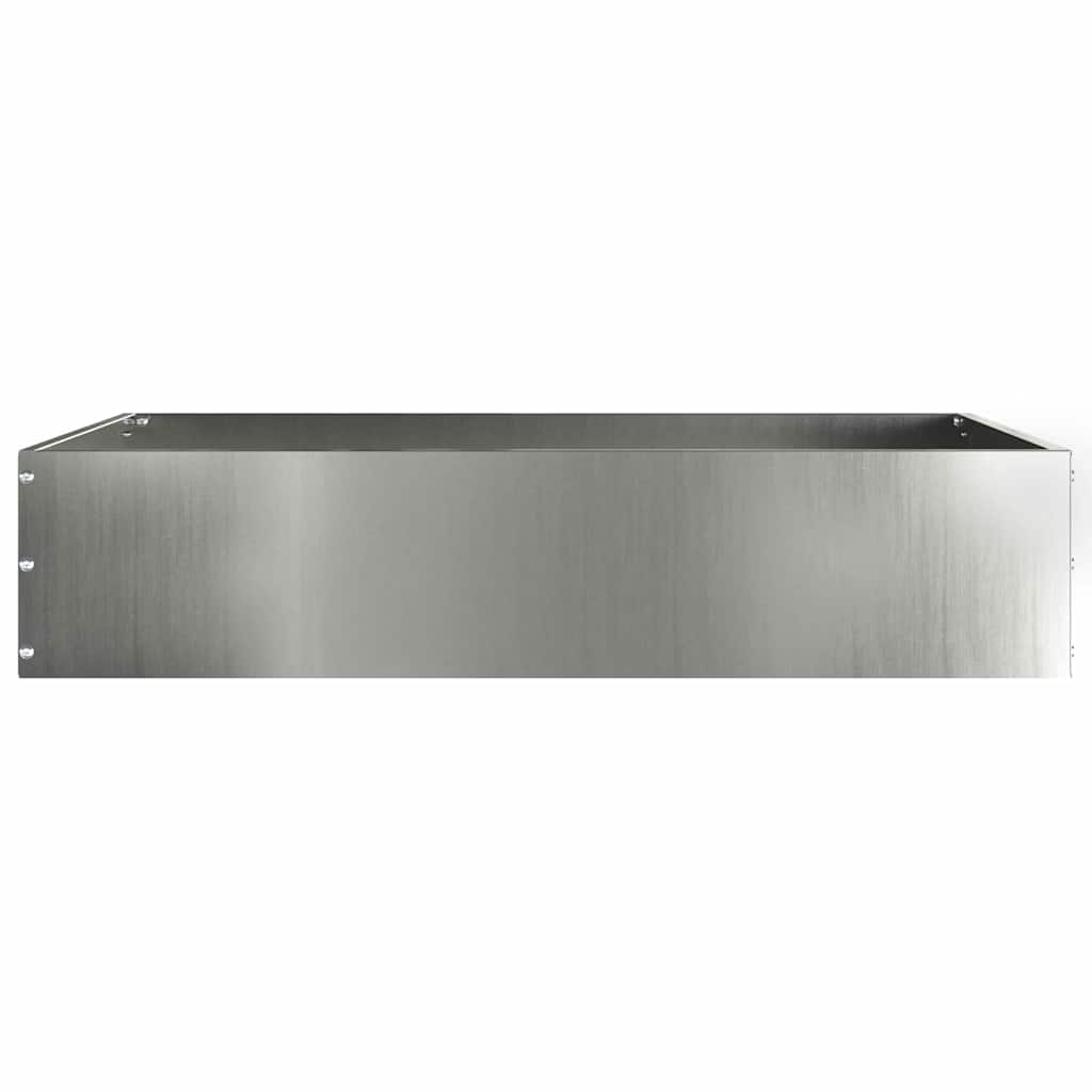 Plænekant 6 pcs Sølv 60 x 60 x 13 cm Galvaniseret stål