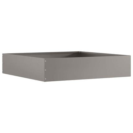 Plænekant 60 x 60 x 13 cm Cortenstål Rusten