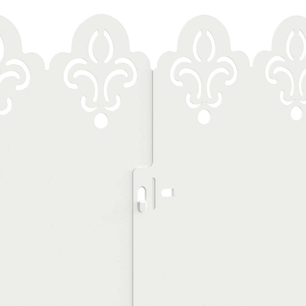Plænekanter 20 pcs Hvid 103 x 0,05 x 22 cm Stål