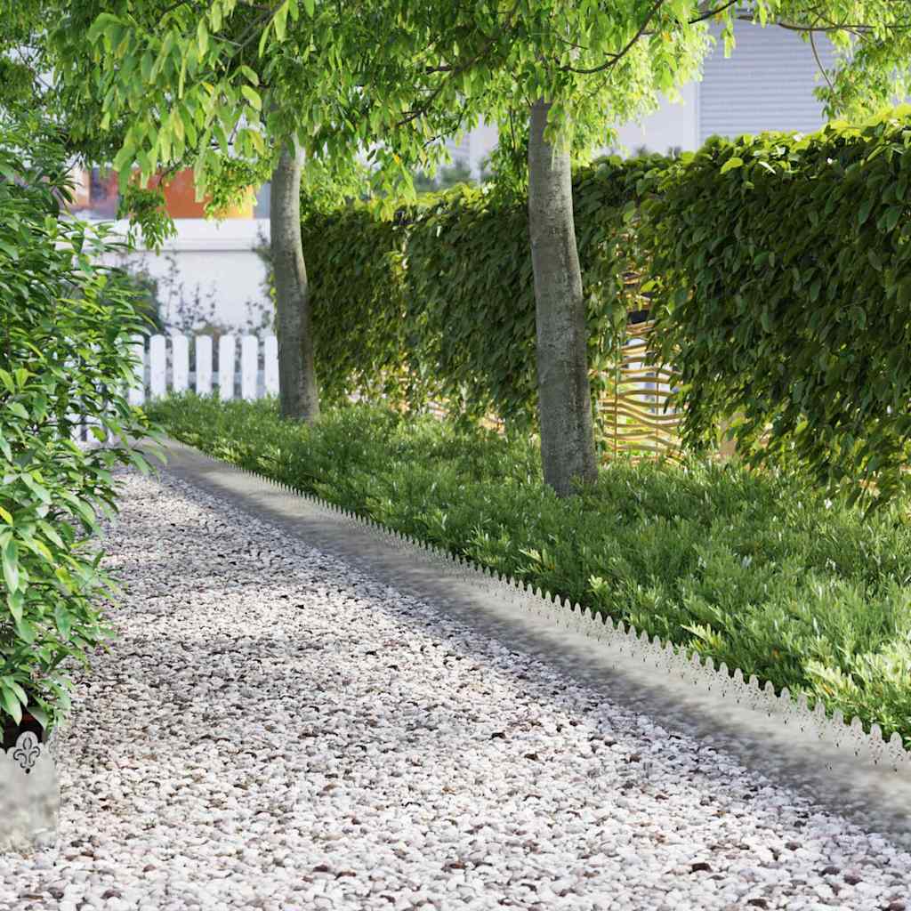 Plænekanter 30 pcs Sølv 103 x 0,05 x 22 cm Galvaniseret stål