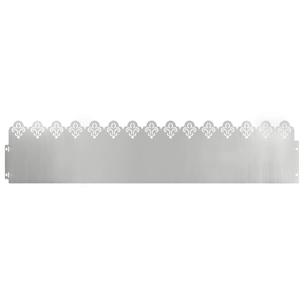 Plænekanter 30 pcs Sølv 103 x 0,05 x 22 cm Galvaniseret stål