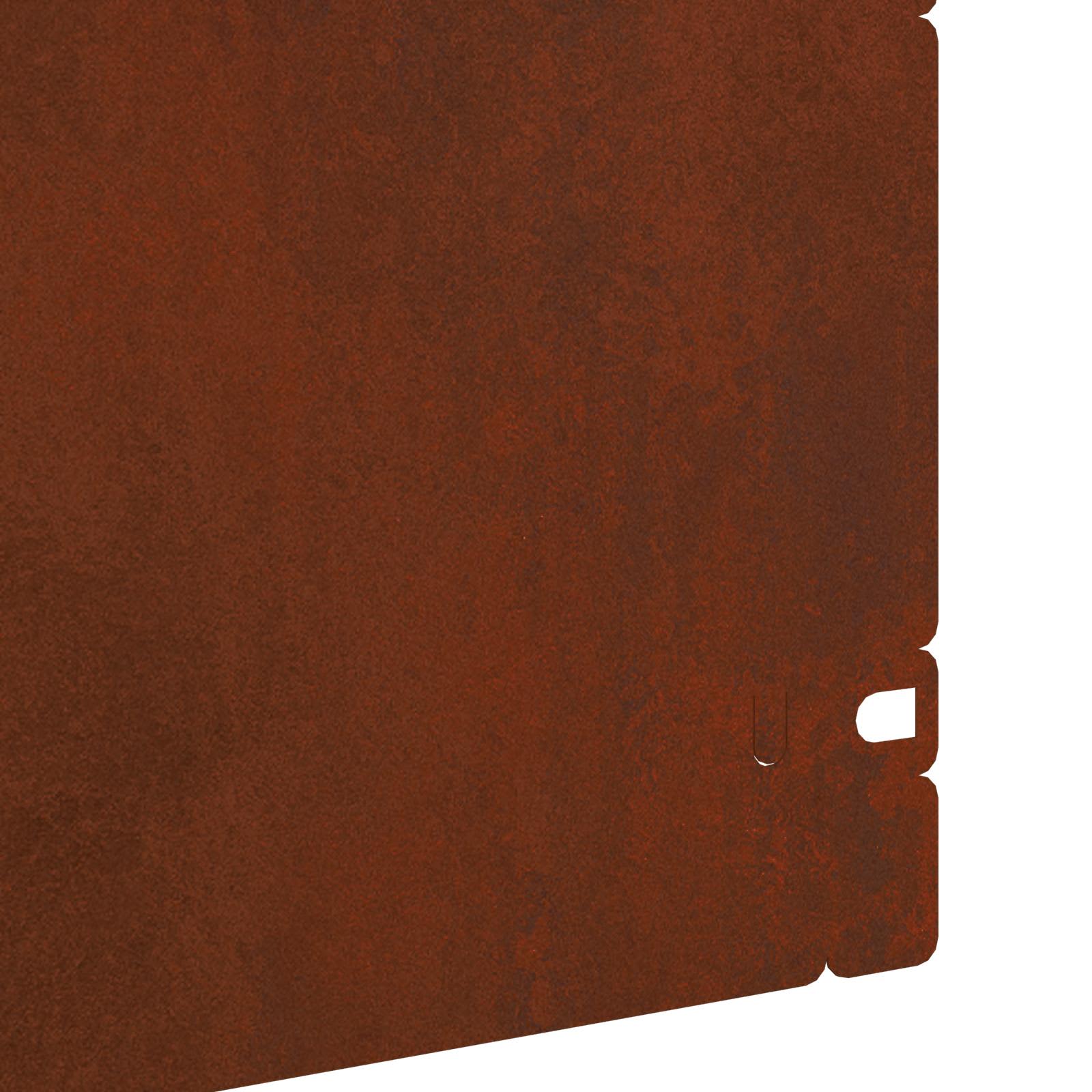 Plænekanter 20 pcs Rusten 103 x 0,05 x 22 cm Cortenstål