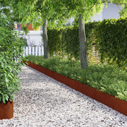 Plænekanter 20 pcs Rusten 103 x 0,05 x 22 cm Cortenstål