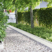 Plænekanter 20 pcs Hvid 103 x 0,05 x 22 cm Stål