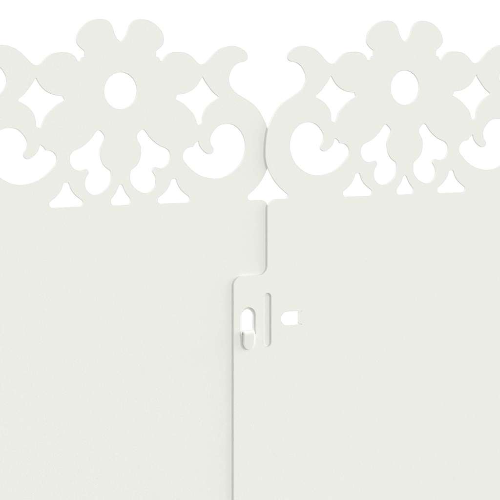 Plænekanter 30 pcs Hvid 103 x 0,05 x 22 cm Stål