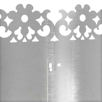 Plænekanter 30 pcs Sølv 103 x 0,05 x 22 cm Rustfrit stål
