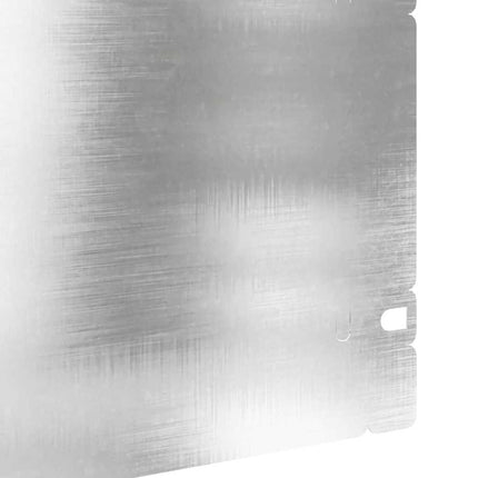 Plænekanter 30 pcs Sølv 103 x 0,05 x 22 cm Rustfrit stål