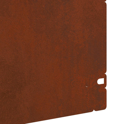 Plænekanter 20 pcs Rusten 103 x 0,05 x 22 cm Cortenstål
