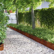 Plænekanter 30 pcs Rusten 103 x 0,05 x 22 cm Cortenstål