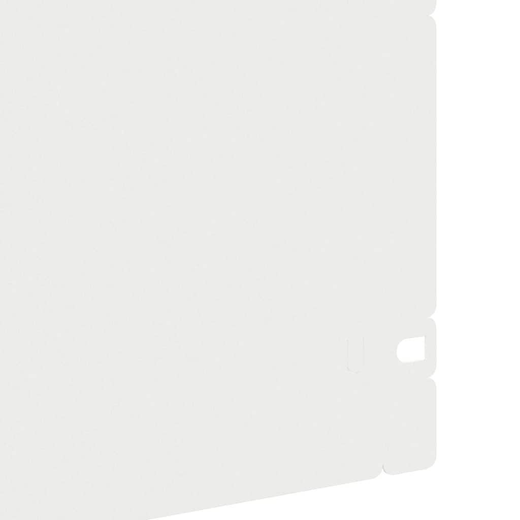 Plænekanter 10 pcs Hvid 103 x 0,05 x 22 cm Stål