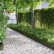 Plænekanter 20 pcs Oliven grøn 103 x 0,05 x 22 cm Stål