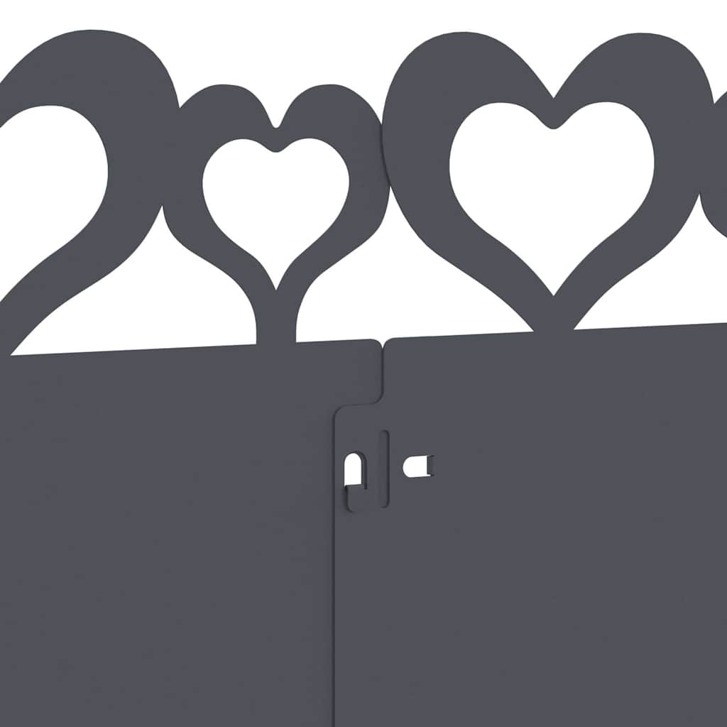 Plænekanter 30 pcs Antracit 103 x 0,05 x 22 cm Stål