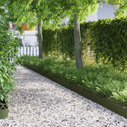 Plænekanter 30 pcs Oliven grøn 103 x 0,05 x 22 cm Stål