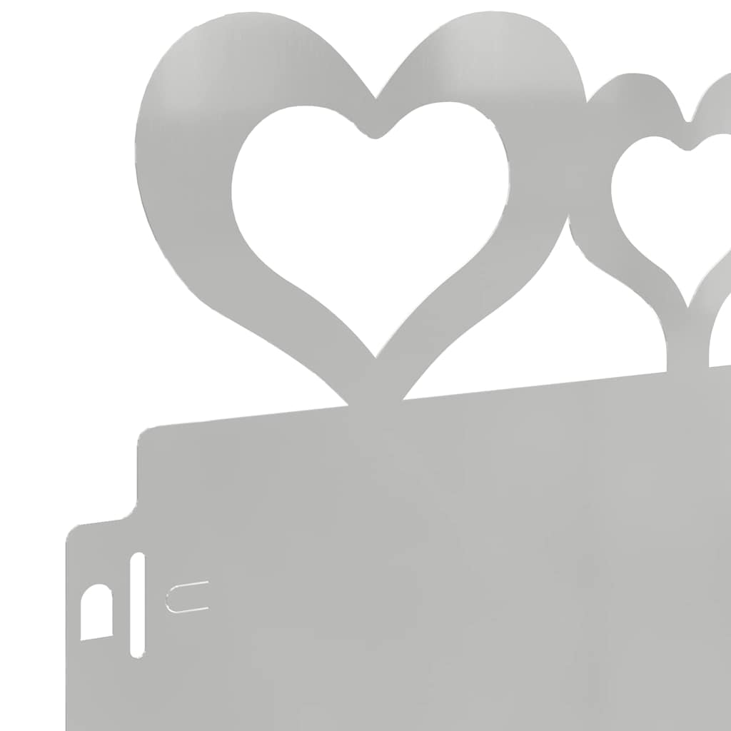 Plænekanter 20 pcs Sølv 103 x 0,05 x 22 cm Galvaniseret stål