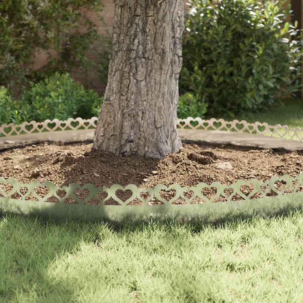 Plænekanter 20 pcs Sølv 103 x 0,05 x 22 cm Galvaniseret stål