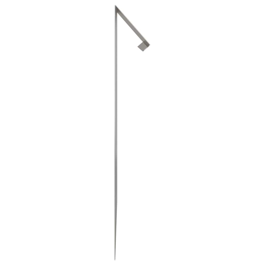 Sneglehegn 4 pcs Sølv 50 x 3,5 x 25 cm Rustfrit stål