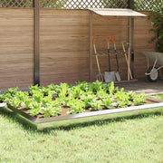 Sneglehegn 16 pcs Sølv 100 x 3,5 x 25 cm Rustfrit stål