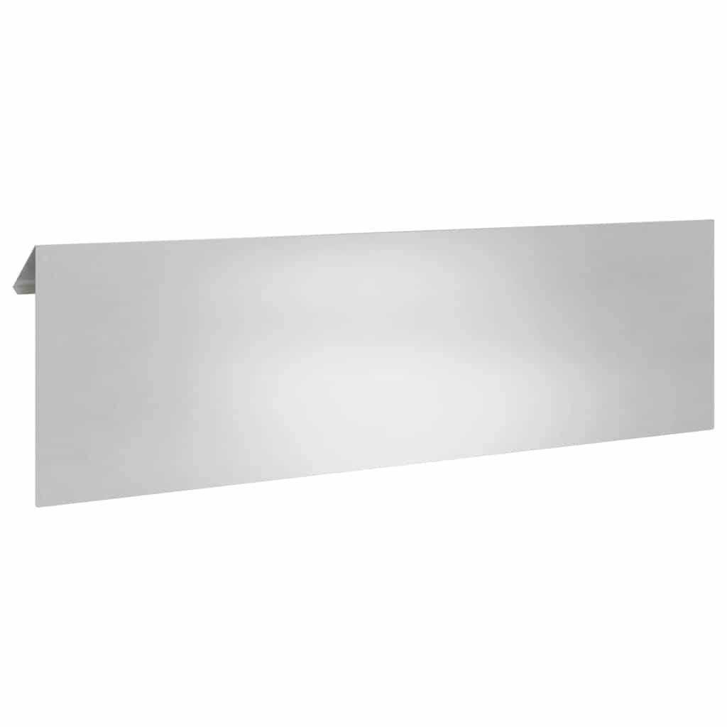 Sneglehegn 16 pcs Sølv 100 x 3,5 x 25 cm Rustfrit stål