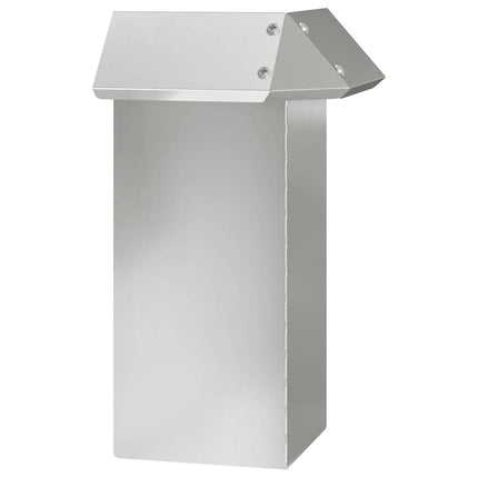 Sneglehegn 13,5 x 13,5 x 25 cm Galvaniseret stål Sølv