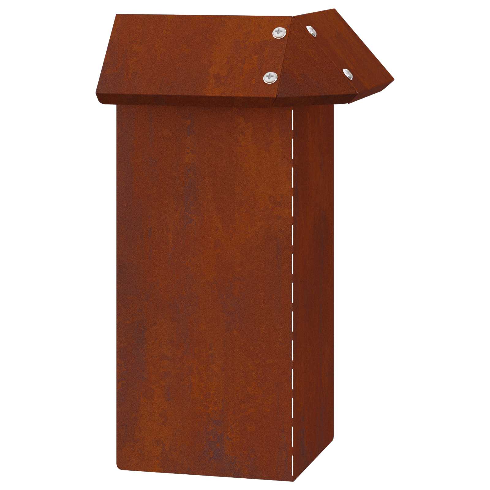 Sneglehegn 4 pcs Rusten 13,5 x 13,5 x 25 cm Cortenstål