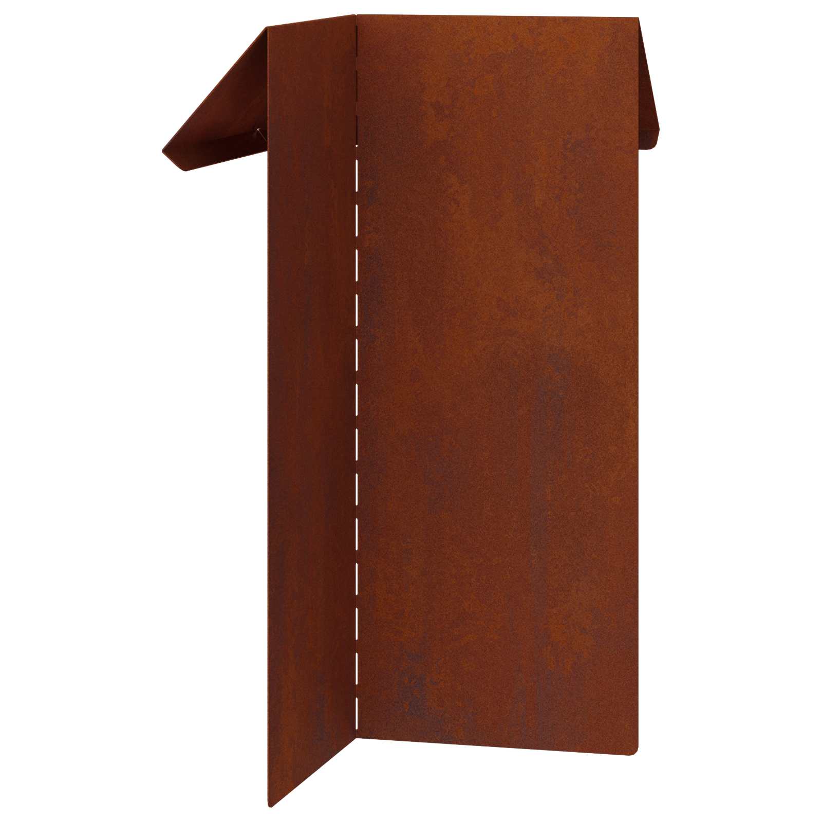 Sneglehegn 4 pcs Rusten 13,5 x 13,5 x 25 cm Cortenstål