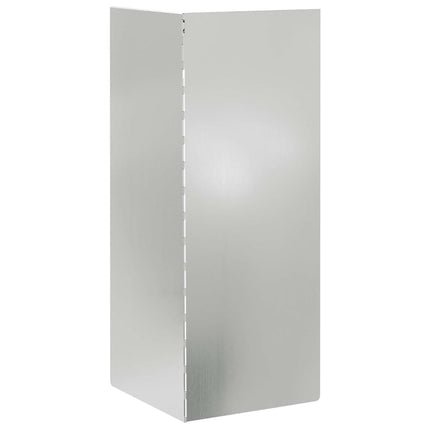 Sneglehegn 4 stk. 10 x 10 x 25 cm Galvaniseret stål Sølv