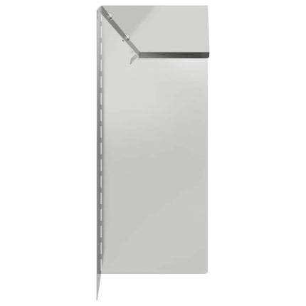 Sneglehegn 4 stk. 10 x 10 x 25 cm Galvaniseret stål Sølv