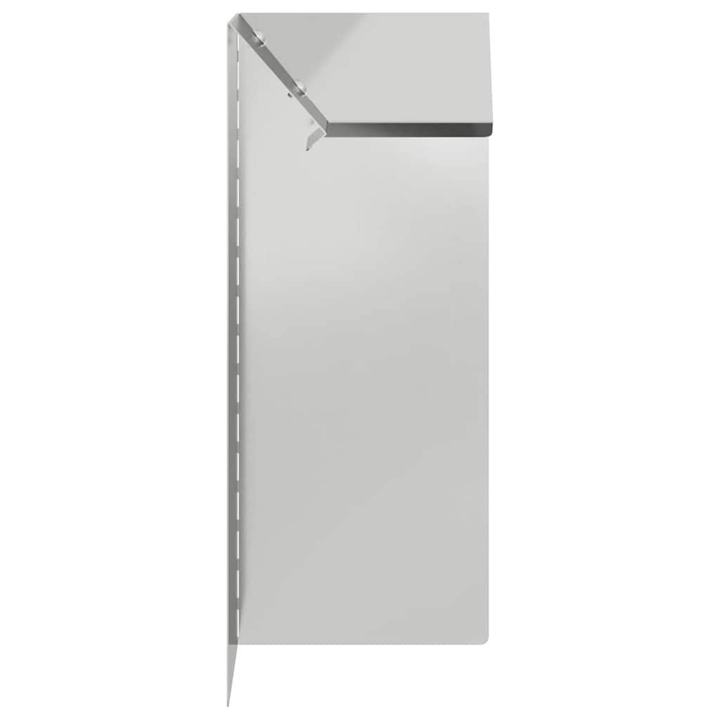 Sneglehegn 4 pcs Sølv 10 x 10 x 25 cm Galvaniseret stål